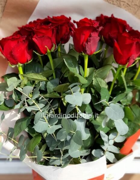 12 rose rosse extra 